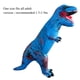 thumbnail image 2 of Traje inflable divertido de dinosaurio de Halloween Tyrannosaurus Rex Traje inflable de dinosaurio musculoso para montar, 2 of 5