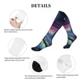 thumbnail image 6 of Bixox Fantasy Landscape Starry Night Print Compression Socks,Compression Socks Women & Men Circulation for Medical,Running,Athletic, 6 of 7