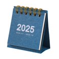 thumbnail image 2 of Calendario de escritorio BLESIY Mini Calendario 2025 plegable azul, 2 of 8