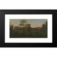 thumbnail image 2 of George Lambert 18x11 Black Modern Framed Museum Art Print Titled - Saltwood Castle, 2 of 5