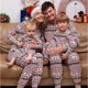 thumbnail image 2 of 2023 Christmas Moose Family Matching Pajamas Set New Year's Clothes Adults Kids Sleepwear Baby Rompers Soft Loose Xmas Outfits, 2 of 4