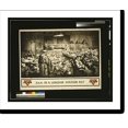 thumbnail image 2 of Historic Framed Print, 3 A.M. in a London station hut, 17-7/8" x 21-7/8", 2 of 9