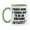 White/Light Green, variant on Architect Gift For Mom Mug, Funny Mom Gift, 11Oz Or 15Oz White Ceramic Coffee Cup