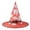 Pink, variant on Gallickan Halloween Decorations, Hanging Lighted Witches Hats for Indoor Outdoor Decor, Halloween Decorations for Outdoor Party Accessories, Red