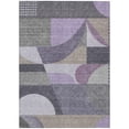 thumbnail image 2 of Addison Rugs Chantille Indoor/Outdoor Transitional Mid Century Purple Washable Rectangle Rug, 5' x 7'6", 2 of 6
