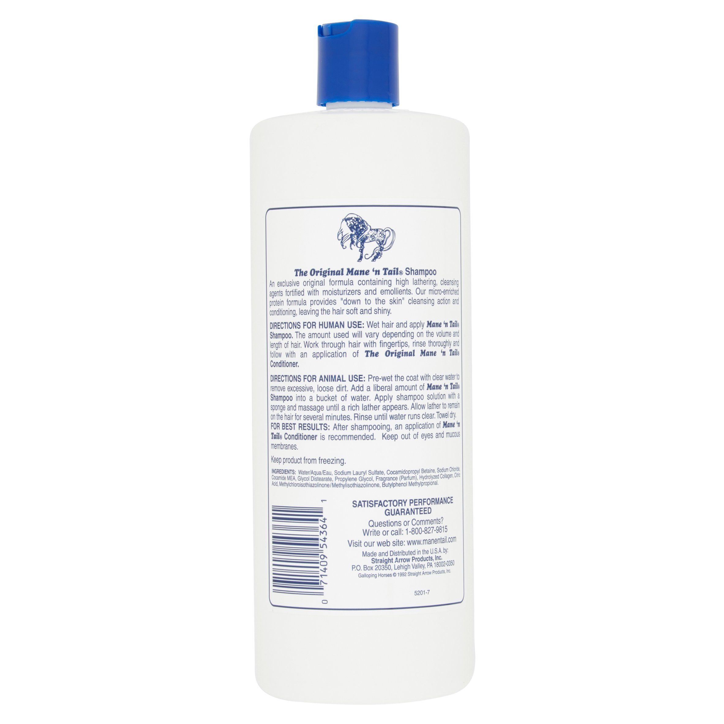 Mane 'n Tail: Original Formula Shampoo (2 Pack) For Thicker Fuller Hair (32 Oz Each), Horses and Dogs - image 5 of 5