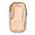 thumbnail image 4 of Bolso impermeable de la cintura de los deportes del teléfono móvil bolsa del gadget bolso al aire libre camuflaje del desierto, 4 of 8