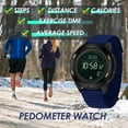 thumbnail image 2 of Findtime Military Watches for Men Digital Tactical Sports Compass Pedometer Calorie Step Counter Watch Waterproof Stopwatch Pacer Running Watch Alarm Electronic Nylon Strap, 2 of 7