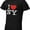 Black, variant on I Love NY Men's Unisex Tee Officially Licensed T-Shirt White, Small