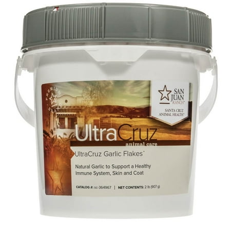 UltraCruz Equine Garlic Flakes Supplement for Horses, 2 lb. (90 Day
