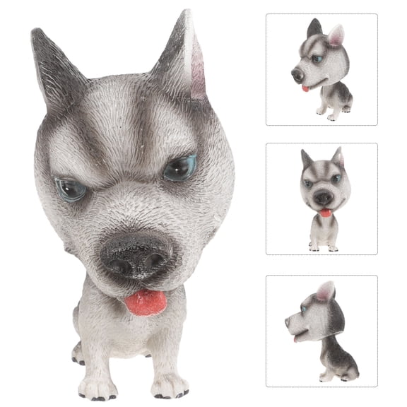 WHAMVOX Car Ornaments Nodding Dog Decorations Lovely Standing Posture Shakes Head for Car Decoration