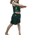 thumbnail image 4 of Rhuody Girl T Shirt O Neck Tee Short Sleeve Sequins Tops Blouse Lightweight Clothes Green 3-4 Years, 4 of 7