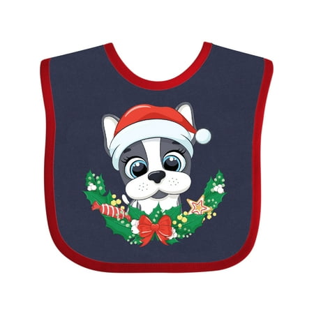 

Inktastic Christmas Puppy Gift Baby Boy or Baby Girl Bib