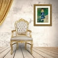 thumbnail image 3 of Renoir, Pierre-Auguste 19x24 Gold Ornate Wood Framed with Double Matting Museum Art Print Titled - A Girl with a Watering Can, 3 of 4