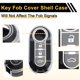 thumbnail image 5 of Funda de Llave de Coche de TPU Silicona en Negro y Plateado para Fiat 500 Cabrio/Nuova para Fiat 500C/500L/500X/600 - Funda de Control Remoto de 3 Botones, 5 of 6