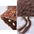 thumbnail image 4 of absanyy Women's Warm Winter Hat - Stylish Faux Fur with Ear Ties, Nylon Spandex, Free Size, Coffee - Versatile for Outdoor & Daily Wear, 4 of 8