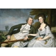 thumbnail image 3 of Charles Willson Peale 14x11 Black Modern Framed Museum Art Print Titled - Benjamin and Eleanor Ridgely Laming (1788), 3 of 5