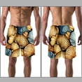 thumbnail image 3 of luoweisi Men's Beach Shorts Quick Dry Swim Trunks with Mesh Lining Shell L, 3 of 5