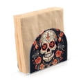 thumbnail image 2 of Flowers Roses in Human Skeleton Napkin Holder for Table Clear Napkin Stand Paper Holder Acrylic Organizer Dispenser Napkins for Dinner Kitchen Restaurant Room, 2 of 8