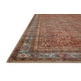 thumbnail image 3 of Echo Loom Anabella Brick / Blue 3'-6" x 5'-6" Accent Rug, 3 of 6