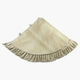 thumbnail image 2 of 84" Plush Champagne Velvet Tree Skirt, 2 of 2