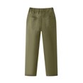 thumbnail image 4 of Nskgu Boys Casual Pants Elastic Waist Straight Leg Pull On Dressy with Side Pockets for Big Kids, 4 of 6
