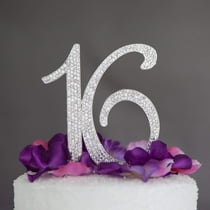 Sweet 16 Cake Topper 16th Birthday Party Supplies Decoration Ideas