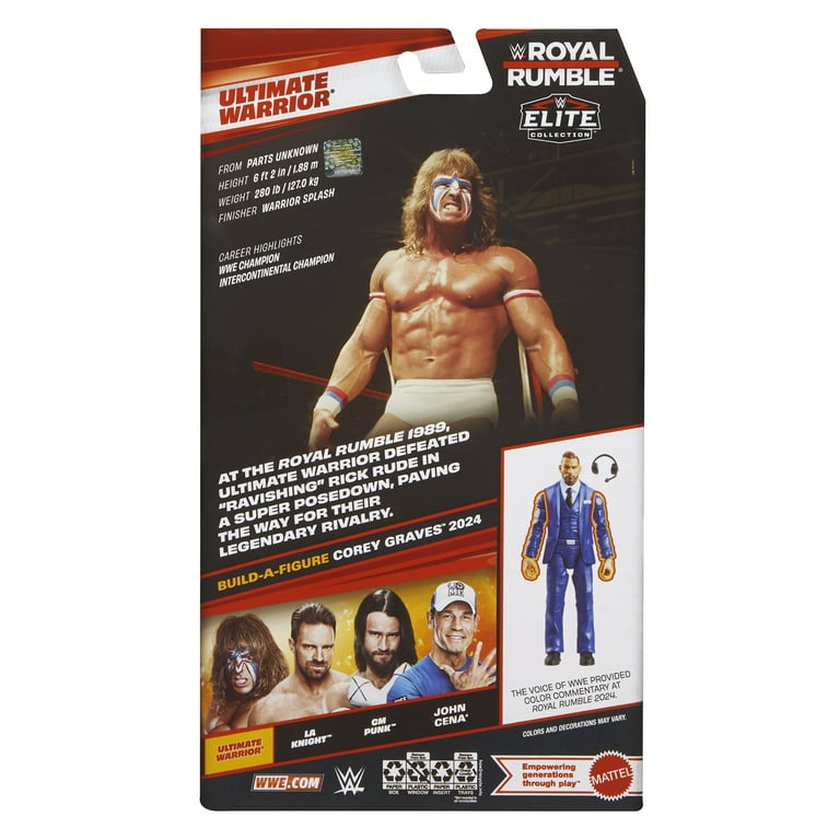 Ultimate Warrior 1989 WWE Elite Royal Rumble 2026 Mattel WWE Toy
