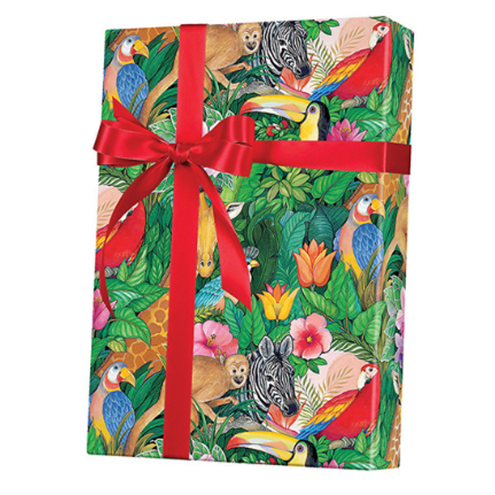 Jungle Paradise Gift Wrap Wrapping Paper 15ft Roll