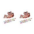 thumbnail image 1 of Vogacara Simulation Kids Supermarket Cash Register Playset  Grocery Store Item 2piezas Naranja, 1 of 1