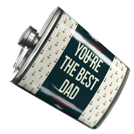 

NEONBLOND Flask You re the Best Dad Father s Day Nautical Sailor Anchor