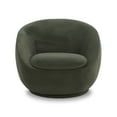 thumbnail image 4 of (2 pack) Better Homes & Gardens Mira Swivel Accent Chair, Olive Velvet, 4 of 14