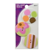 Button Sensations Two Hole Buttons, 3 Count