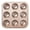 Brown3, variant on KUHBRCA Muffin Pan for Baking, Bear Claw Shaped Mini Cake Pan, Cupcake Pan for Muffins, Cupcakes, Brownie Brown4