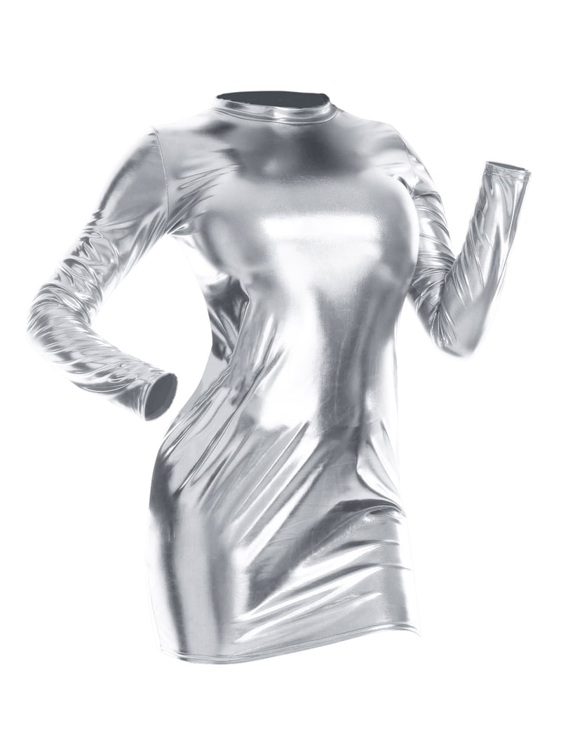 knee length dresses for ladies Ashera Metallic Knit Dress main image 1