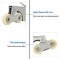 thumbnail image 4 of Stainless Steel Sliding Door Wardrobe Pulley 2PCS Smooth and Quiet Closet Cabinet Furniture Pulley Multiple Applications, 4 of 7