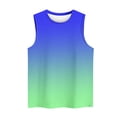 thumbnail image 3 of Snorda Blouses Sans Manches Mode Imprimée Confortable Respirant Col en V pour Femmes Grande Taille Tank Tops S-4TG, 3 of 4