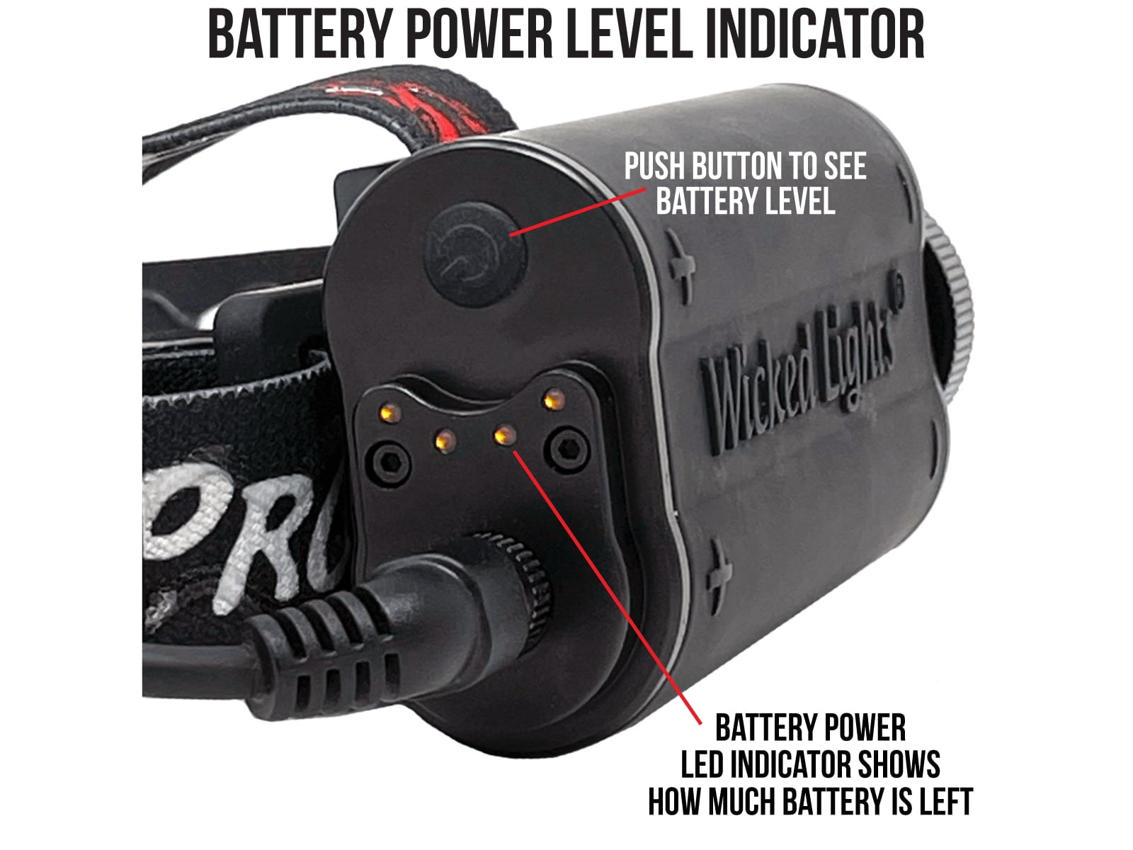 Wicked Hunting Lights ScanPro iC GEN4 LED Green Night Hunting Headlamp, Black