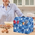 thumbnail image 6 of FOR U DESIGNS Dog Paw Blue Stand Mixer Cover compatible with Kitchen Aid Mixer Portable Mixer Dust Covers Multi Pockets Compatible with Kitchen Aid 6-8 Quart Bowl Lift - L, 6 of 8