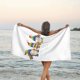 thumbnail image 3 of Toalla de playa Love Gnomes No Bounds Lgbtq Couple Squad Lgbt Rainbow Toallas de baño de microfibra Manta de playa suave para desfile Natación Yoga Mujeres Hombres, 3 of 4