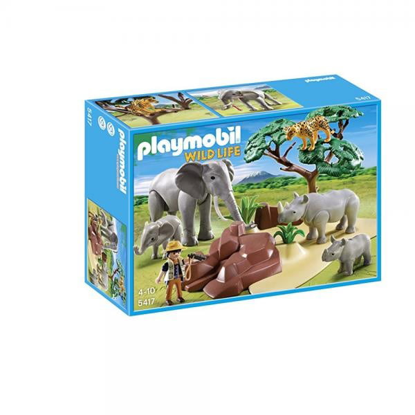 Elephant Playmobil 123 Animal Zoo Savannah Trunk Noah's Ark New 