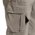 thumbnail image 4 of Men's Smith's Workwear Regular-Fit Stretch Performance Belted Cargo Shorts Color: Grey Size: 32, 4 of 5