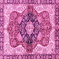 thumbnail image 1 of Ahgly Company Indoor Square Persian Pink Traditional Area Rugs, 6' Square, 1 of 4