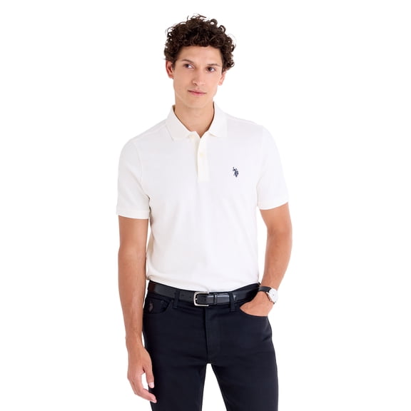 U.S. Polo Assn. Men’s Textured Knit Polo