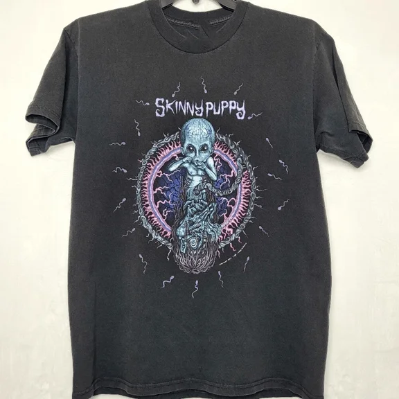 RARE 1993 Skinny Puppy Band T-Shirt Unisex For Fan Tee All Sizes BO676