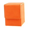 thumbnail image 3 of Caja protectora para baraja de cartas coleccionables con cierre magnético Naranja, 3 of 9