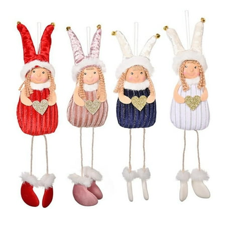 

4 Pack Christmas Love Girl Pendant Pendant Christmas Home Decorations
