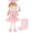 Pink#2, variant on Graduation Stuffed Plush Doll, Soft Graduation Toy with Cap & Scroll, Perfect Graduation Gift for Kids Girls Graduates, Graduation Party Favor Decor (Pink)