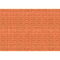 thumbnail image 1 of Ahgly Company Machine Washable Indoor Rectangle Transitional Saffron Yellow Area Rugs, 4' x 6', 1 of 7