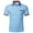 Light Blue, variant on Njoeus Basic Tops Men's Tee-Shirts Men's Color Block Short Sleeve Dress Shirt Button Slim Fits Work Office Business T-Shirt Casual Golfs Shirt M-3Xl Tshirts Men